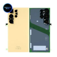 Samsung Galaxy S24 Ultra 5G / S928B Battery Cover + Camera Lens Titanium Yellow Original (Service Pack)