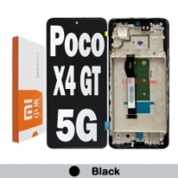 Xiaomi Poco X4 GT 5G Frontcover + Lcd + Touch Tarnish Black Original (Service Pack)