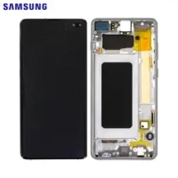 Samsung Galaxy S10 Plus / G975F Frontcover + Lcd + Touch Black Original (Service Pack)