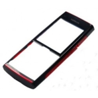 Nokia X2-00 Front Cover Red Black Original
