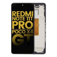 Xiaomi POCO X4 GT 5G Frontcover + Lcd + Touch Tarnish Black Grade A