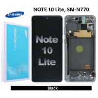 Samsung N770F / Galaxy Note 10 Lite Frontcover + Lcd + Touch Black Original (Service Pack)