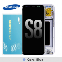 Samsung Galaxy S8 / G950F Frontcover + Lcd + Touch BLUE Original (Service Pack)