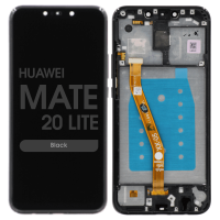 Huawei P20 Lite  Lcd + Touch Black (NO FRAME) REFURB. (as New) Original (Service Pack) (0% FAULTY RETURNS)