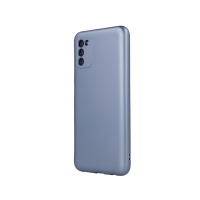 Realme C35 Silicone Metallic Case Light Blue