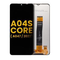 Samsung A047F / Galaxy A04s  Lcd + Touch (NO FRAME) Black Grade A