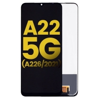 Samsung Galaxy A22 5G / A226B  Lcd + Touch (NO FRAME) Black Grade A