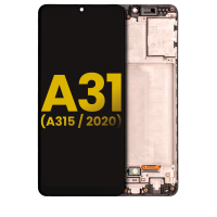 Samsung Galaxy A31 / A315F Frontcover + Lcd    (TFT)   + Touch (NO FINGERPRINT) Black Grade A
