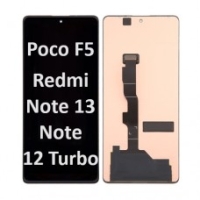 Xiaomi Redmi Note 13 5G / Poco F5 5G Lcd (TFT) + Touch (NO FRAME) Black (NO FINGERPRINT) Grade A