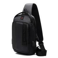ARCTIC HUNTER τσάντα Crossbody XB00100, USB, 5L, μαύρη