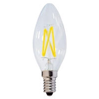 OPTONICA LED λάμπα Candle C35 Filament 1471, 4W, 4500K, E14, 400lm