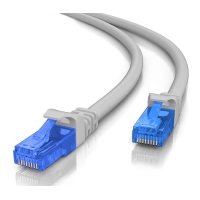 POWERTECH καλώδιο δικτύου CAB-N240, Cat 6 U/UTP, CCA 24AWG, 0.5m, γκρι