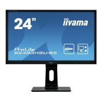 IIYAMA used Οθόνη B2483HSU LED, 24" 1920x1080, VGA/DVI/DisplayPort, Grade B