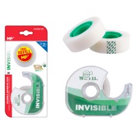 MP βάση και κολλητική ταινία Invisible PA508-03, 19mm, 33m, διάφανη