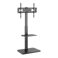 BRATECK βάση τηλεόρασης δαπέδου FS32-46, 37-75", έως 40kg, με ράφι