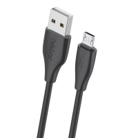 CELEBRAT καλώδιο micro USB σε USB CB-31, 3A, 480Mbps, 1m, μαύρο