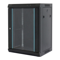 POWERTECH επιτοίχια καμπίνα rack 19" NETW-0035, 600 x 600 x 855mm, 15U