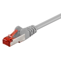 GOOBAY καλώδιο δικτύου 93212, CAT 6 S/FTP, copper, 250MHz, 0.25m, γκρι