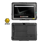 GETAC tablet ZX10-EX, 10.1", 4/64GB, 4G, 9980mAh, IP66/MIL-STD-810H/ATEX/IECEx, Android 13, μαύρο