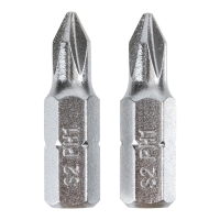 DELI σετ μύτες κατσαβιδιού DL251001, μαγνητικές, PH1x25mm, 2τμχ