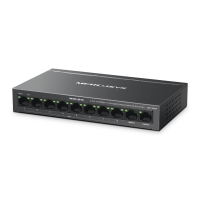 MERCUSYS Desktop Switch MS110CMP, 8x 10/100Mbps PoE+, 2x Gigabit, Ver. 1.0