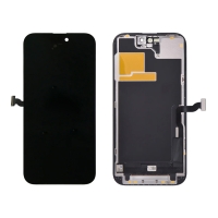 TW INCELL LCD για iPhone 14 Pro, camera-sensor ring, earmesh, μαύρη