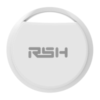 RSH smart tag iTag13 για Android συσκευές, Bluetooth tracker, λευκό