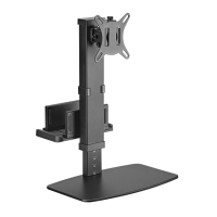 POWERTECH βάση γραφείου οθόνης PT-1449 με βάση mini PC, 17-32", έως 8kg