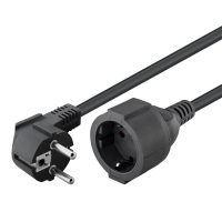 GOOBAY μπαλαντέζα προέκταση ρεύματος 93094, schuko, 3x 1.5mm², 5m, μαύρη