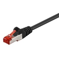 GOOBAY καλώδιο δικτύου 68702, CAT 6 S/FTP, copper, 250MHz, 7.5m, μαύρο