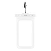 USAMS αδιάβροχη θήκη smartphone US-YD011, έως 7", IPX8, λευκή