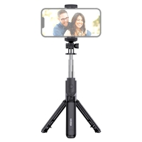 KAKUSIGA selfie stick KSC-1143 με τρίποδο, έως 70cm, Bluetooth, μαύρο