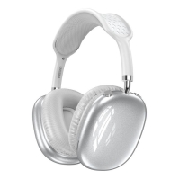 KAKUSIGA headphones KSC-1466, ασύρματα & ενσύρματα, micro SD, 40mm, 400mAh, ασημί