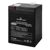 POWERTECH μπαταρία μολύβδου PT-1440 για UPS, 6V 4.5Ah, F2