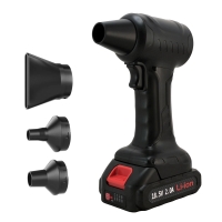 KINZIR ηλεκτρικό air duster AD47, 400W, 10000mAh, μαύρο