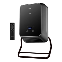 BRUNO BRN-0257 Κεραμικό Αερόθερμο δωματίου & μπάνιου 2000W IP23, προηγμένων λειτουργιών με ανεμιστήρα