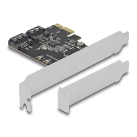 DELOCK κάρτα επέκτασης PCIe σε 2x SATA 90431, 6Gb/s