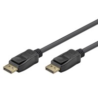 GOOBAY καλώδιο DisplayPort 74777, VESA Certified, 8K/60Hz, 32.4 Gbps, 1m, μαύρο
