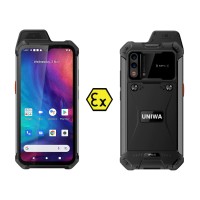 UNIWA smartphone W888, 6.3" HD+, 4/64GB, ηχείο 2W, Atex Zone 2, IP68, μαύρο