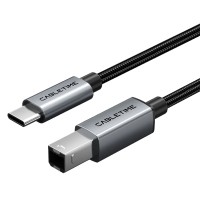 CABLETIME καλώδιο USB-C σε USB Type B CT-CMBM1, 480Mbps, 1m, μαύρο