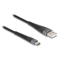 DELOCK καλώδιο USB σε USB-C 81123, 60W, 480Mbps, 3m, μαύρο