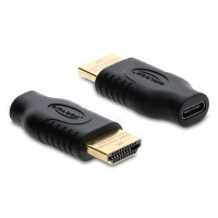 DELOCK αντάπτορας HDMI σε USB-C 61075, 4K/60Hz, μαύρος