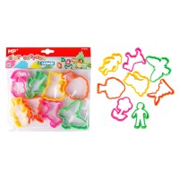 MP σετ καλούπια πλαστελίνης PY057, garden, 3+ ετών, 8τμχ