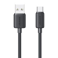 USAMS καλώδιο USB-C σε USB US-SJ693, 3A, 480Mbps, 2m, μαύρο