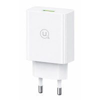 USAMS φορτιστής τοίχου T22, 1x USB, QC3.0 18W 3A, λευκός