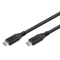 GOOBAY καλώδιο USB-C 74198, USB4, 100W, 20Gbps, 4K/60Hz, 3m, μαύρο