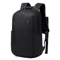 ARCTIC HUNTER τσάντα πλάτης B00915 με θήκη laptop 15.6", USB, 20L, μαύρη