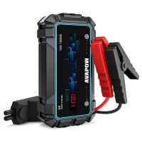 AVAPOW εκκινητής μπαταρίας αυτοκινήτου A9 με φακό, 12V/2500A, 8000mAh