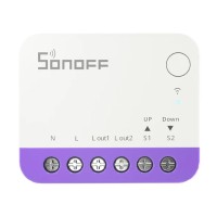SONOFF smart διακόπτης MINI-RBS για μηχανισμό κουρτινών, WiFi, συμβατός με Matter, λευκός
