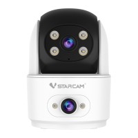 VSTARCAM smart κάμερα C996DR, 2MP, dual lens, WiFi, PTZ, SD
